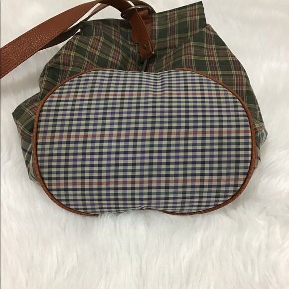 FOSSIL Checkered Print Shoulder/Duffle Bag - Picture 9 of 16